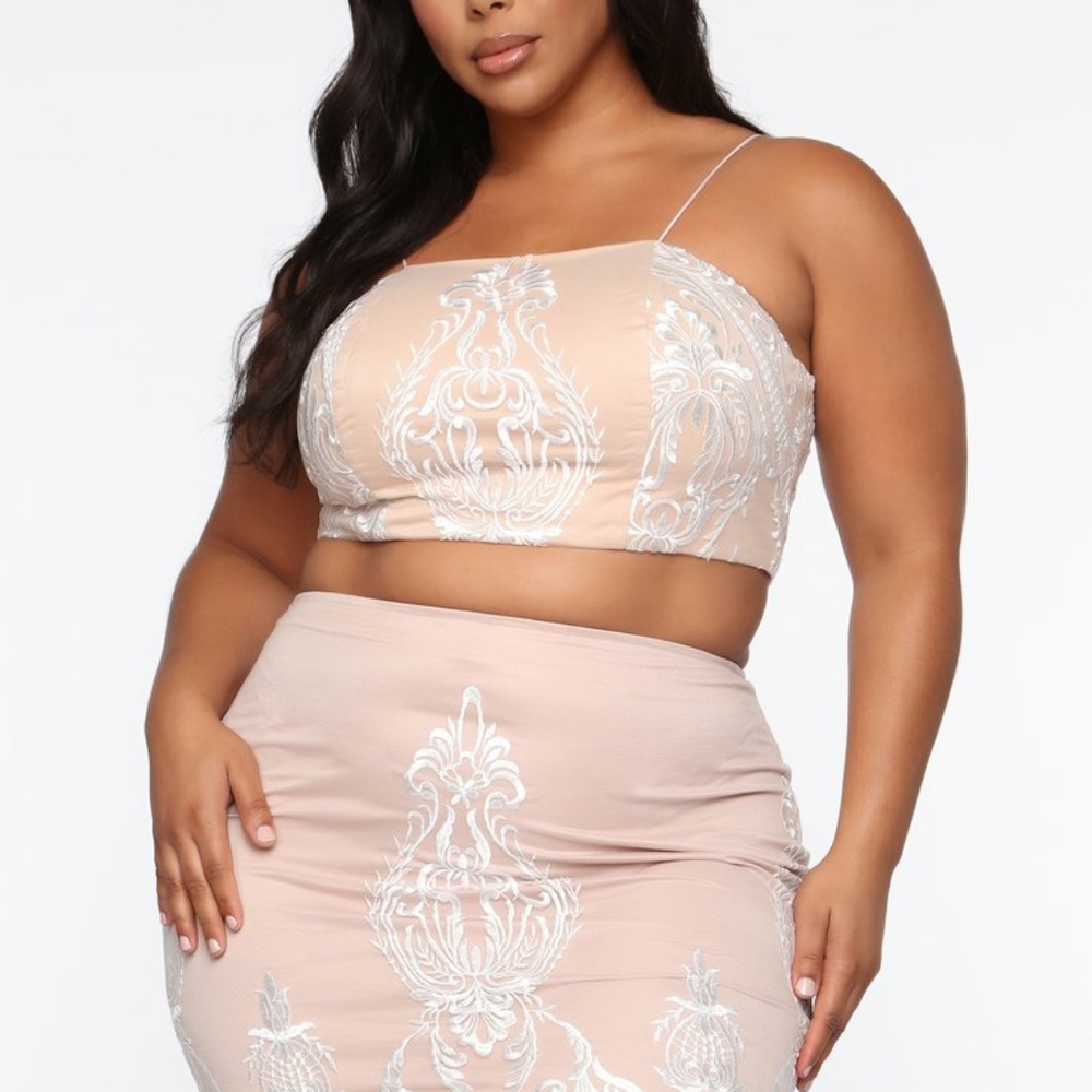 2-piece Semi Formal Dress w Lace